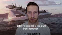 Could this water-skimming electric 'seaglider' be a carbon-free alternative to ferries? News Clip