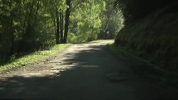 French Alps shooting - mountain road leading to crime scene News Clip