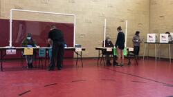 Voters visit polling place despite virus fears Instructional Video