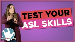 ASL Fingerspelling Quiz | Sports Equipment | Test Your ASL Skills Instructional Video