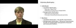 Understanding the Requirements for Voluntary and Involuntary Bankruptcy Filing Instructional Video