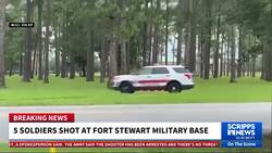 5 soldiers were shot at a US Army base in Georgia News Clip