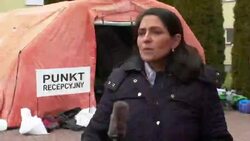 Priti Patel MP interview on the Polish Ukrainian border News Clip