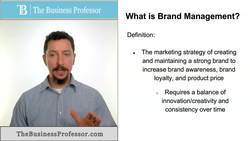Brand Management Instructional Video