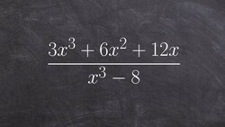 Simplify a rational expression Instructional Video