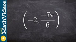 Different representations of polar points with negative radius and angle Instructional Video