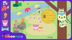 Over In The Meadow | Kids Song | Hidden Objects Game | The Kiboomers Instructional Video