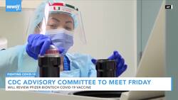 CDC Advisory Committee To Meet Friday News Clip