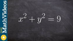 Converting an equation from rectangular to polar Instructional Video