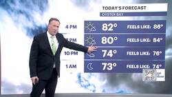 Hot, sunny weather returns heading into the holiday weekend News Clip