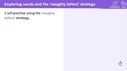 Spelling words from the Y5/6 curriculum list Instructional Video