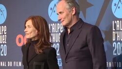 CLEAN : Actress Isabelle Huppert for the first time at the Alpe d'Huez Comedy Festival News Clip