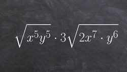 Tutorial Learn how to multiply two expressions by simplifying first Instructional Video