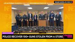 Police Recover Over 100 Guns Stolen From A Store News Clip