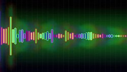 Audio Spectrum Simulation Stock Footage
