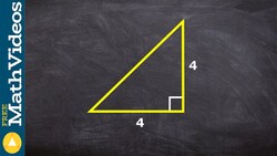 Using a right triangle evaluate for your six trig functions Instructional Video