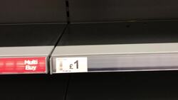 Coronavirus: Empty supermarket shelves News Clip