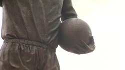 Holy Trinity statue at Old Trafford News Clip