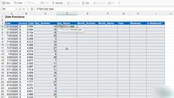 Microsoft Excel 2021365 - Beginner to Advanced - Using Date and Time Functions Instructional Video
