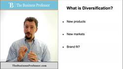 Marketing - What is Diversification Instructional Video