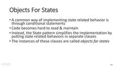 Behavioral Design Patterns in C++ - Methods for States - I Instructional Video