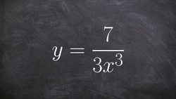 Using negative exponents to avoid using quotient rule to take the derivative Instructional Video