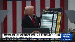 IMF upgrades economic outlook and US consumer sentiment improves News Clip