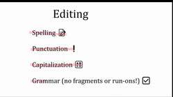 Drafting and Editing Instructional Video