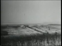 Hungarian civilians and German soldiers prepare to defend Budapest from a Soviet advance, 1945 Stock Footage