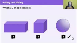 Identify 2D shapes within 3D shapes Instructional Video