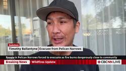 Evacuations ordered for Sask.'s Pelican Narrows, Man.'s Lynn Lake over wildfire risk News Clip