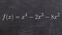 Determine all of the possible positive, negative and complex zeros of a polynomial Instructional Video