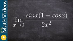 Evaluate the limit using sine and cosine special limits Instructional Video