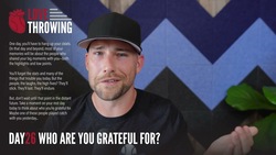 [LOVE THROWING] Day 26 - Who Are You Grateful For? Instructional Video