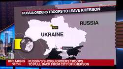 Russia Orders Troops to Leave Kherson in Ukraine News Clip