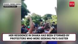 First Visuals Of Sheikh Hasina Fleeing Bangladesh Emerge As Protesters Storm Dhaka Palace Instructional Video