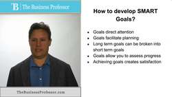 How to Develop SMART Goals Instructional Video