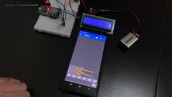 Serial Communication Receiver w/ESP32, 1602A + I2C LCD Display, Android Smartphone w/Terminal App & Bluetooth Instructional Video