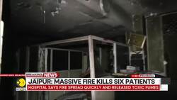 BREAKING | Fire At Jaipur's Sms Hospital Kills 6 Icu Patients, 5 Critically Injured News Clip