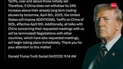 U.S.-China War Snowballs: 'Mistake On Mistake': Xi Vows To Make Trump Pay For 50% Tariffs News Clip