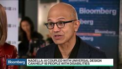 Microsoft CEO Nadella Says AI Can Help a Billion People With Disabilities News Clip