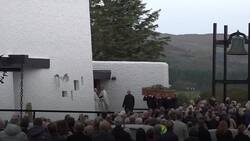 Funeral held for victim of Co Donegal petrol station blast News Clip