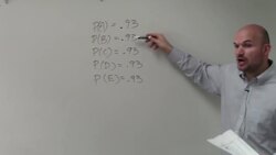 How to find the probability of consecutive events Instructional Video