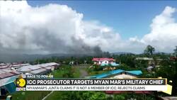 ICC Heat on Myanmar Junta Chief: Myanmar General Faces Arrest Warrant For Rohingya Abuses News Clip
