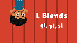 Introduction to L Blends - gl, pl, sl Instructional Video