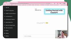 ChatGPT for Teachers in Education - Review of Interface (New Look of ChatGPT Plus) Instructional Video