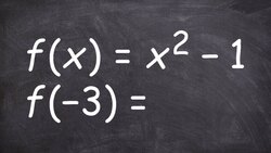 Learn how to evaluate for a function Instructional Video