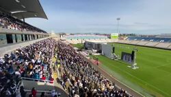 CLEAN : Thousands attend papal mass in Nicosia News Clip