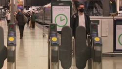 UK: Paddington Station during Coronavirus epidemic. News Clip