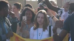 Protesters march at COP27 News Clip